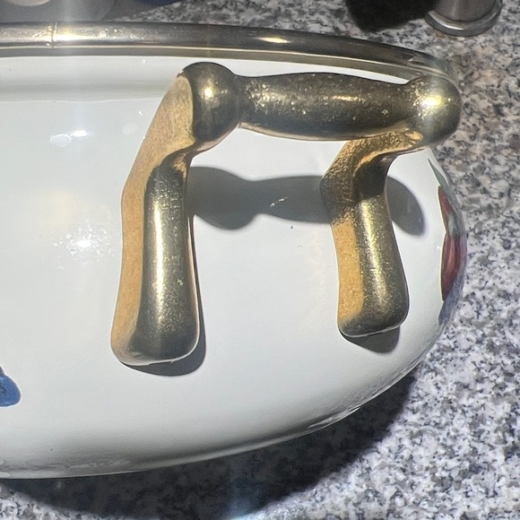 Fissler Asta Lincoware Casserole Dish Cornucopia Fruit Enamelware Dutch Oven - Picture 6 of 8